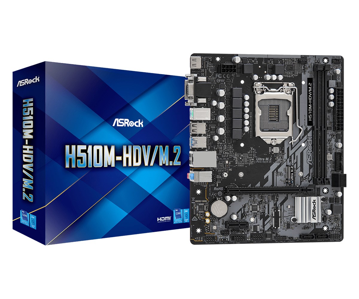 Pllakë amë Asrock H510M-HDV/M.2 - Intel H510