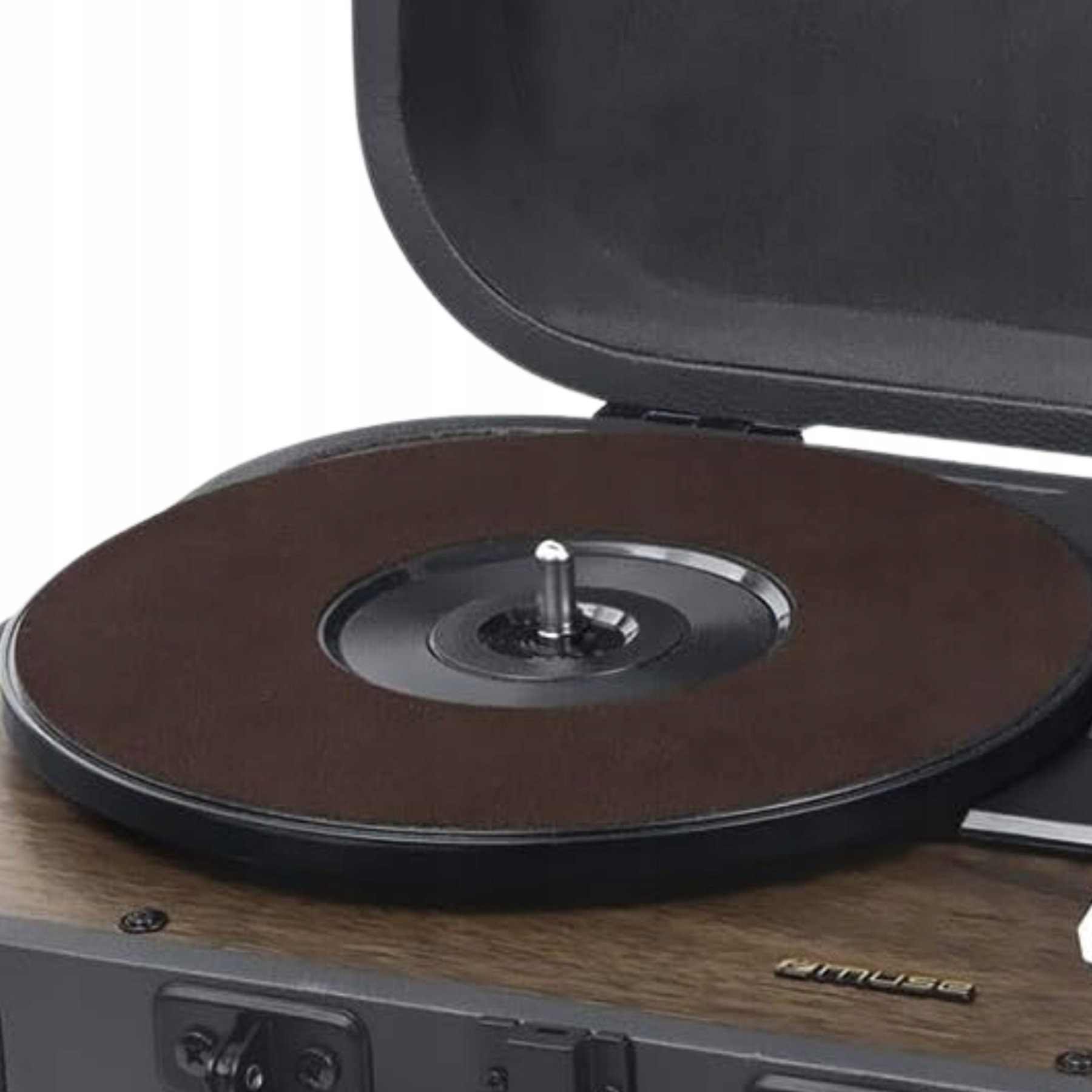 Грамофон Muse TURNTABLE MT-207 DGB, 3 брзини, USB и Блутут, црн
