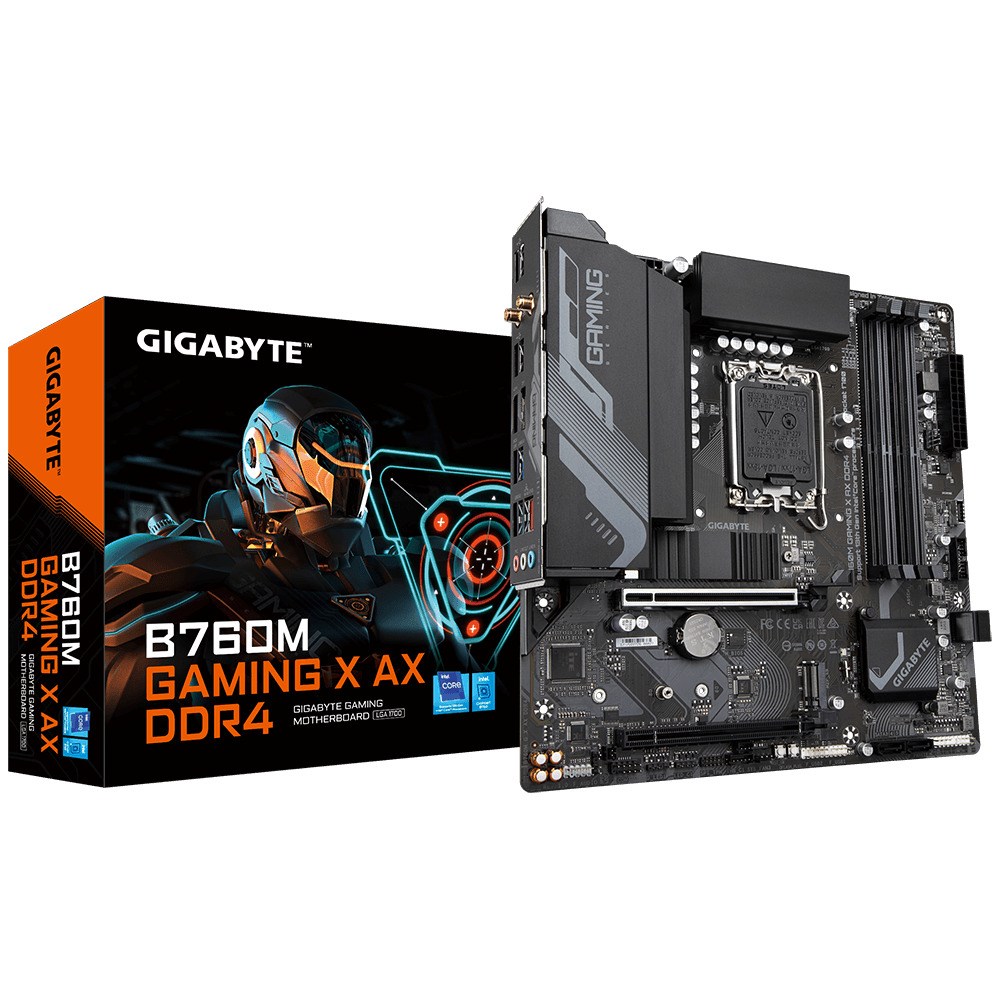 Pllakë amë Gigabyte B760 DS3H DDR4, LGA 1700, e zezë
