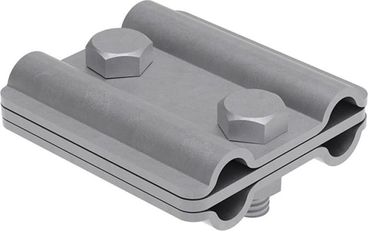 Lidhës universal 3 pjesësh për përcjellës 6 8mm, galvanizuar