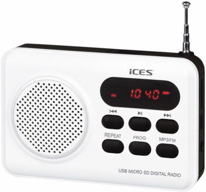 Radio Lenco ICES Impro-112, e bardhë/zezë