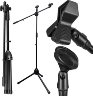 Stativ mikrofoni Mozos SM803 PRO, lartësi e rregullueshme 75 155 cm, kapacitet 1.5 kg, i zi