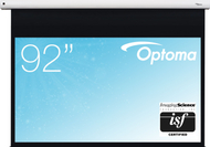 Ekran projektori Optoma DE9092EGA, 92", elektrik, format 16:9, i bardhë