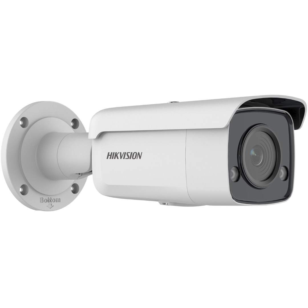Kamerë rrjeti Hikvision DS-2CD2T47G2-L, 4 MP, ColorVu, e bardhë