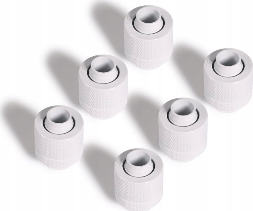 Set lidhësish kompresioni Alphacool Eiszapfen, 13/10mm, G1/4, të bardhë