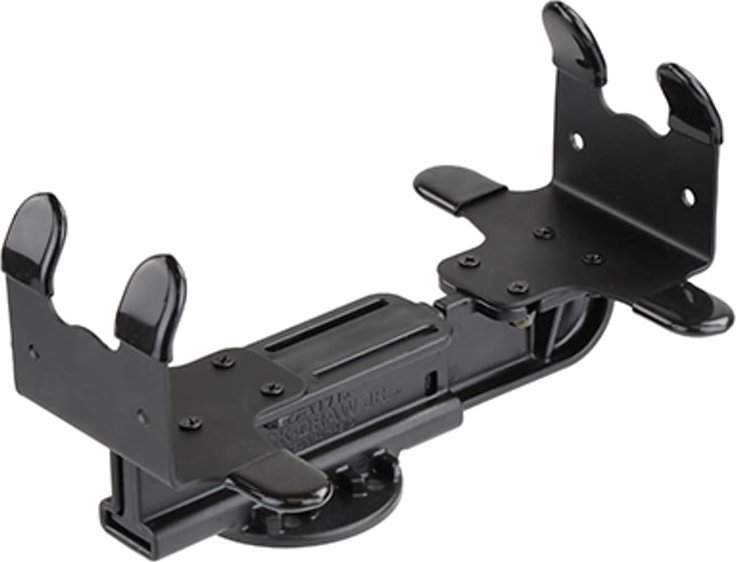 Mbajtëse printeri RAM Mounts Quick-Draw Jr Universal, për printerë të vegjël, rregullim 14.3-24.1 cm, e zezë