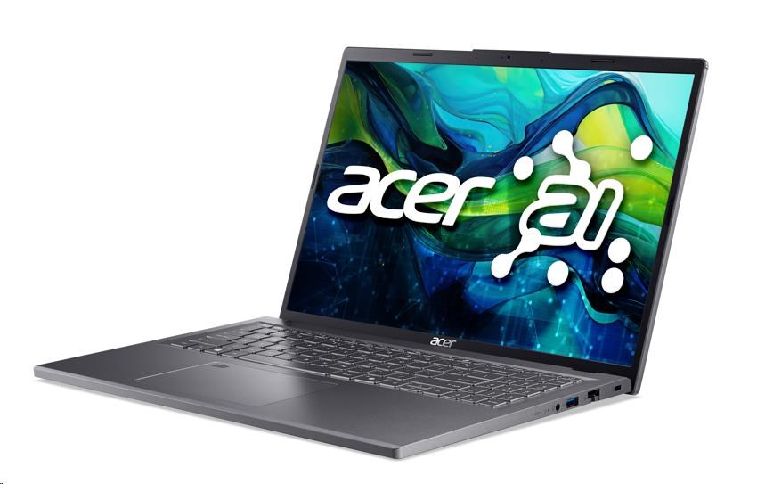 Laptop Acer Aspire 16 (A16-71GM-76JL), 16", Intel Core Ultra 5 125H, 16GB RAM, 1TB SSD, NVIDIA RTX 3050, i hirtë