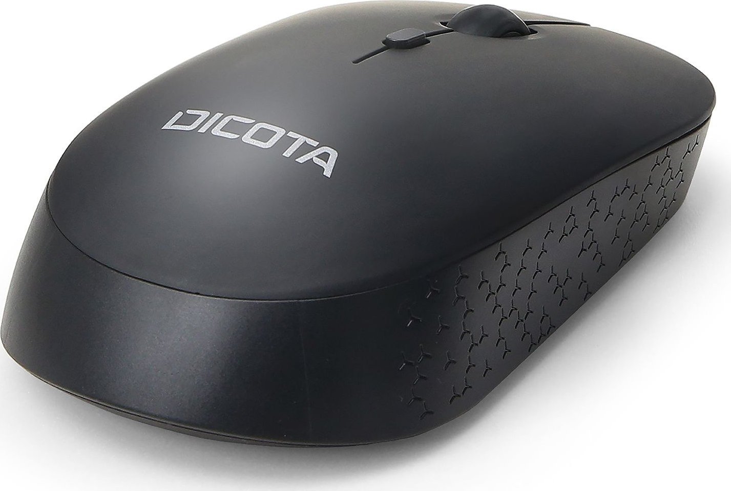 Mouse pa tela Dicota Wireless Mouse Silent V2, optik, scroll i heshtur, i zi