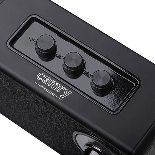 Radio portative Camry CR 1902, Bluetooth, USB C, e zezë