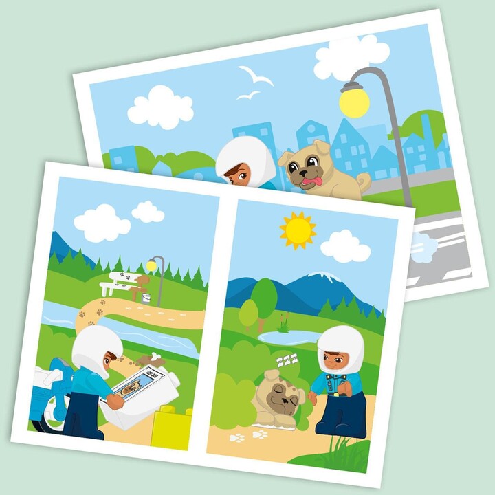 Set LEGO® DUPLO® 10967 Police Motorbike, 5 pjesë