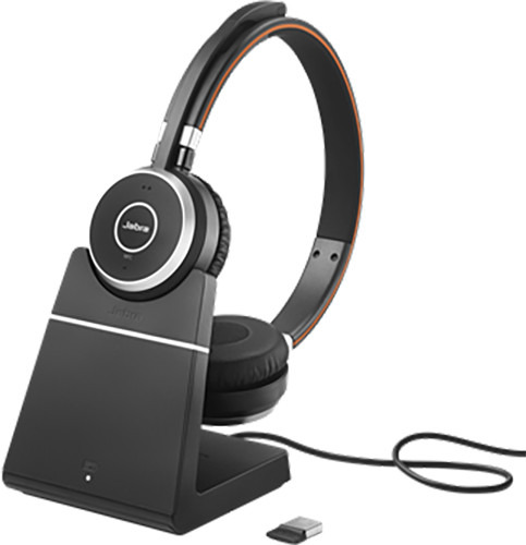 Kufje Jabra Evolve 65, Duo, USB-BT, MS, me mbajtëse 