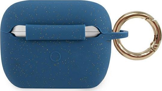 Kasë Guess GUACAPSILGLBL për AirPods Pro, e kaltër me vezullim