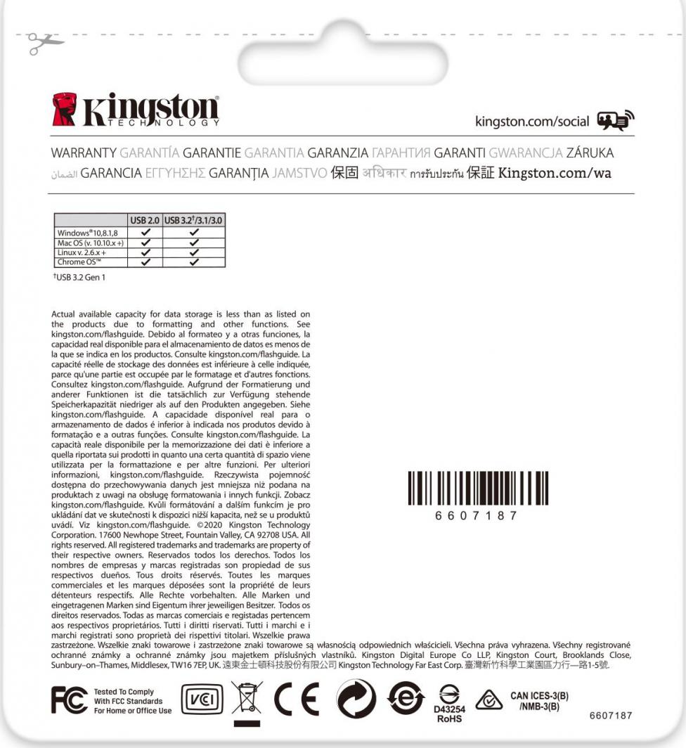 Pendrive Kingston DataTraveler Exodia M, 128GB, USB 3.2 Gen 1, i zi