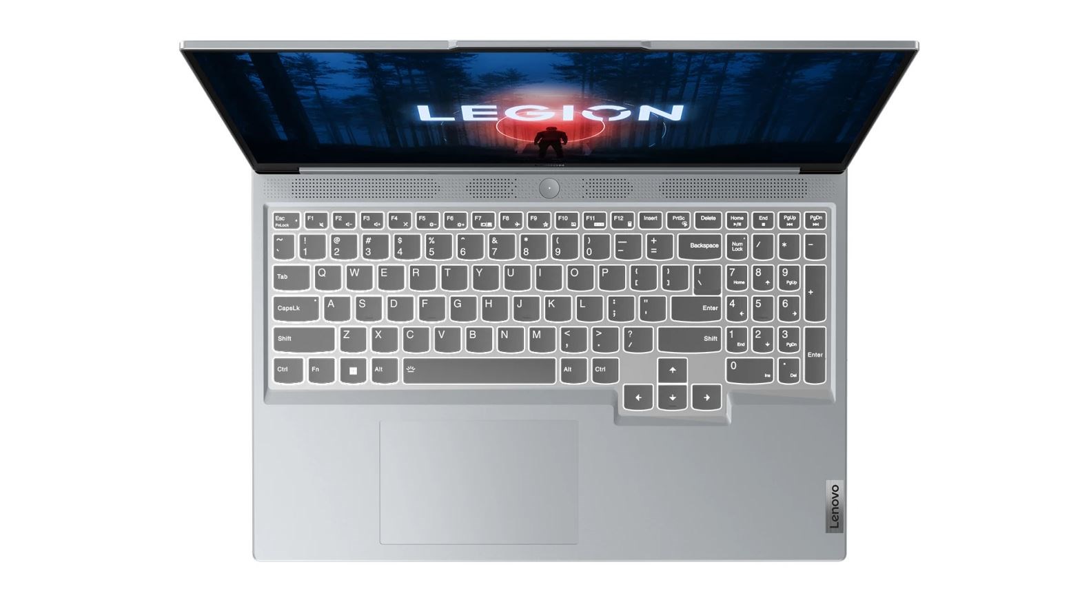 Лаптоп Lenovo Legion Slim, 16", AMD Ryzen 7 7840HS, 16 GB RAM, 512 GB SSD, NVIDIA GeForce RTX 4060, сив