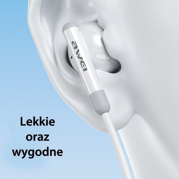 Kufje Awei PC-6T, stereo, me kabllo USB C, të zeza