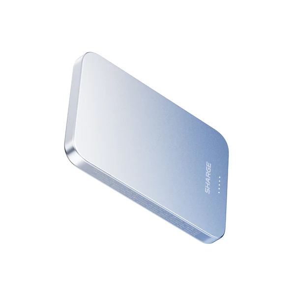 Powerbank SHARGE Aeromag, 5000mAh, i kaltër