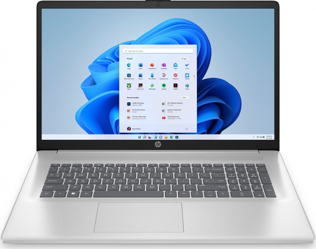 Laptop HP 17-cn3119nw, 17.3", Intel Core i5 1334U, 8 GB RAM, 512 GB SSD, i argjendtë