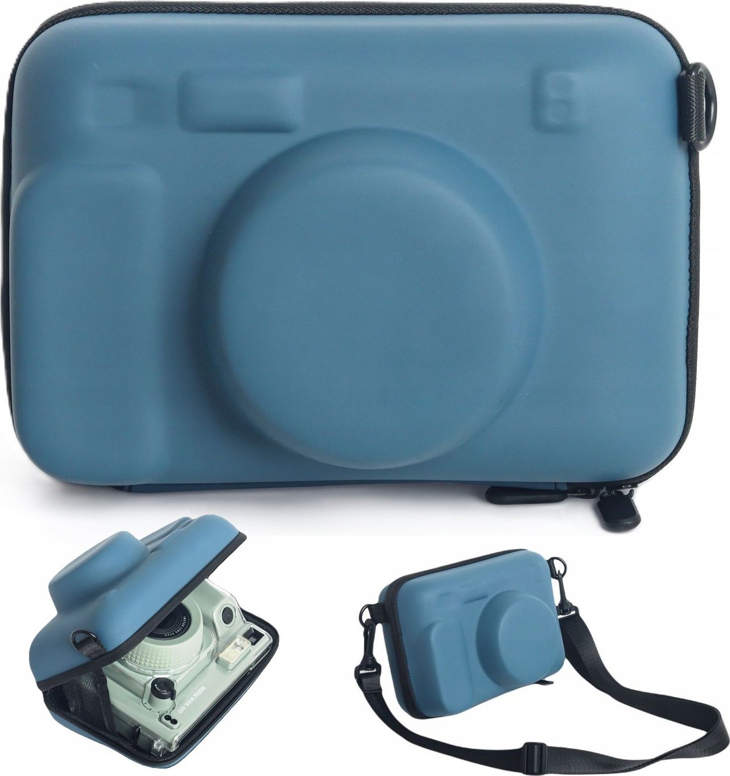 Заштитна кутија Loveinstant за Fujifilm Instax Wide 400, тврда пластика, сина