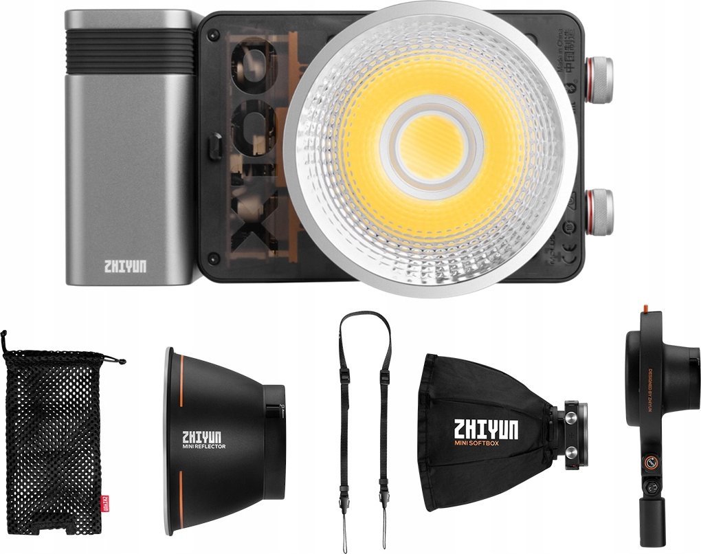 Dritë video Zhiyun Molus X100 Pro, LED, kompakte, e zezë