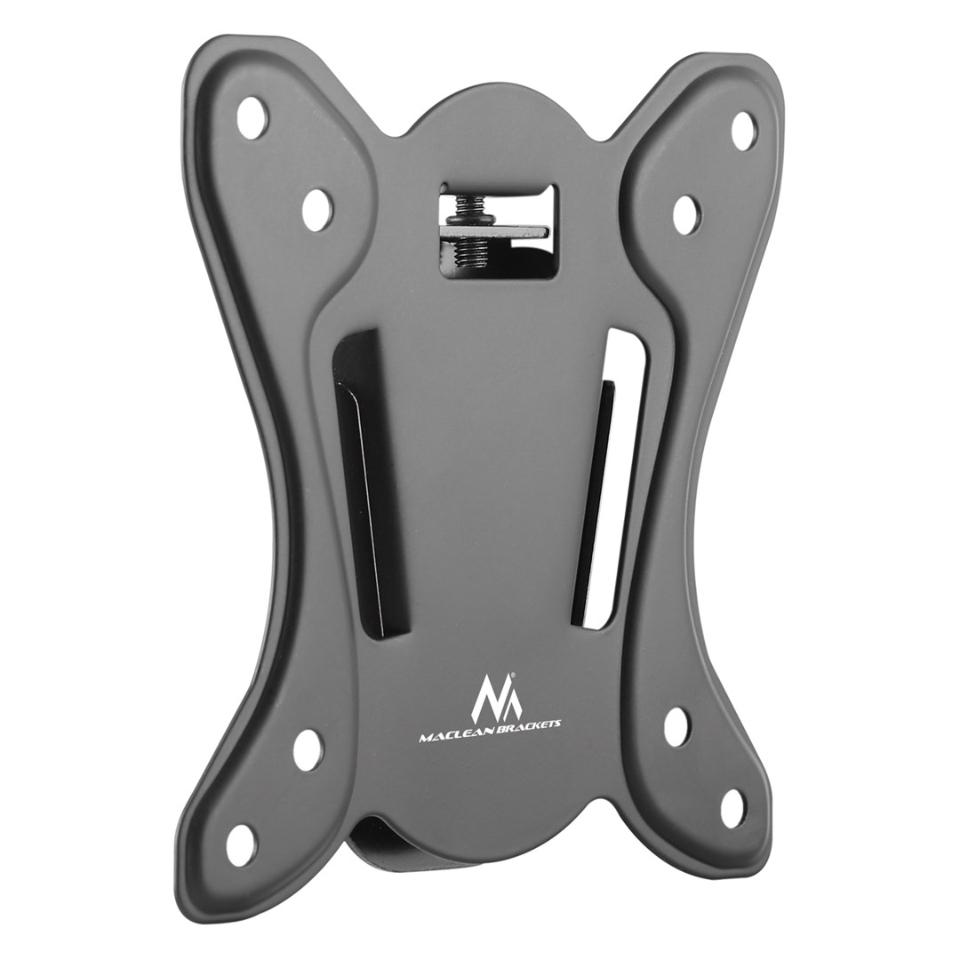 Mbajtëse muri për TV Maclean MC-715A, 13-27", VESA 75x75/100x100, e zezë
