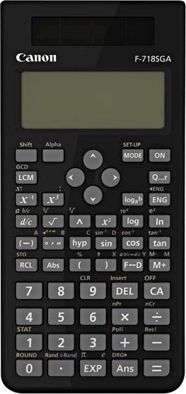 Kalkulator Canon F-718SGA, i zi