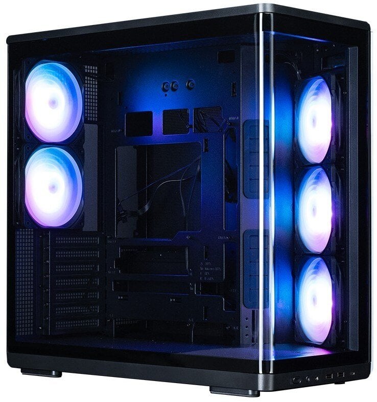 Куќиште за компјутер Zalman P60, ATX, калено стакло, црно