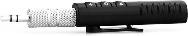 Adapter Bluetooth Media-Tech MT3588, marrës audio 3.5mm, me mikrofon, i zi