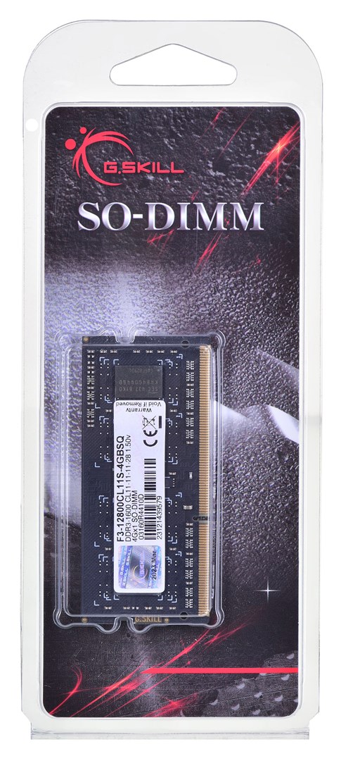 Memorie RAM G.Skill, 4GB, DDR3, 1066MHz, e zezë