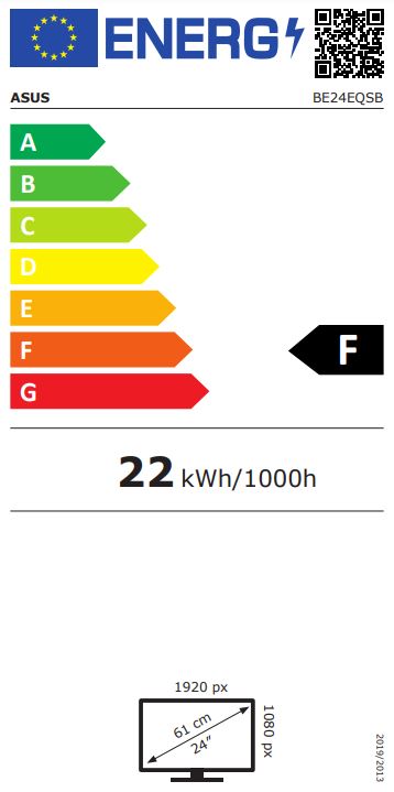 Monitor ASUS BE24EQSB, 23,8", IPS, FHD, 60Hz, 5ms, i zi