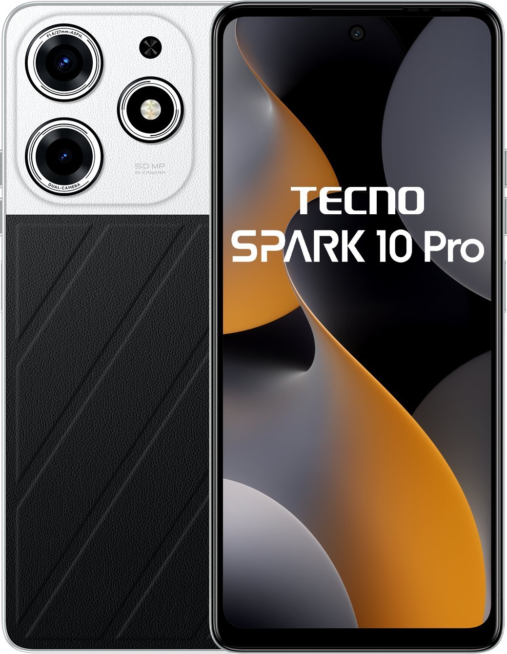 Telefoni Tecno Spark 10 Pro Lunar Eclipse KI7, 8GB 256GB, 5000mAh, zi argjendtë