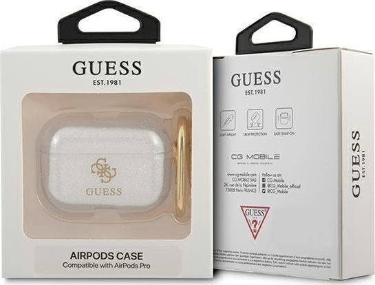 Kuti për kufje Guess GUAPUCG4GT, transparent