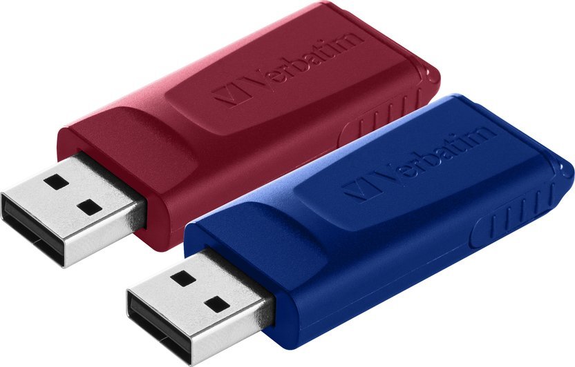 USB Verbatim Slider, 32GB, USB 2.0, shumëngjyrësh