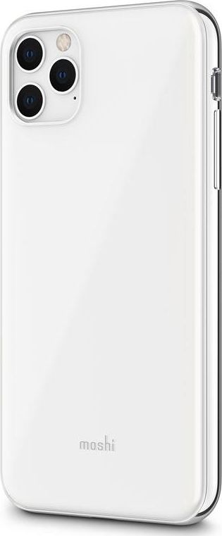 Kuti mbrojtëse Moshi iGlaze për iPhone 11 Pro Max, mbrojtje MIL-STD-810G, Pearl White