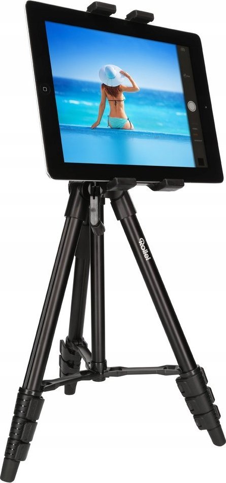 Mbajtëse tablet Rollei, për tripod, lartësi maksimale 24 cm, e zezë