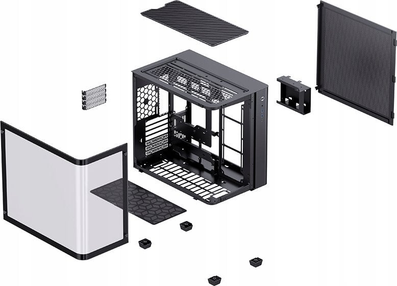 Kasë Jonsbo Jonsbo TK-3 - ATX-Gehäuse, e zezë, Full Tower