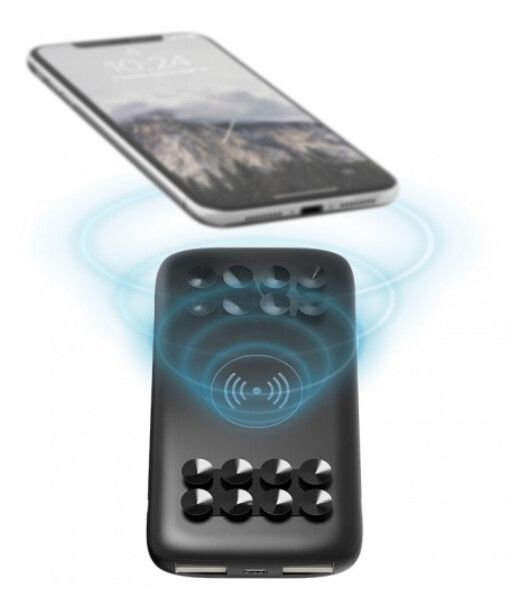 Powerbank Forever CORE me karikim të shpejtë, 10000 mAh, wireless, i zi