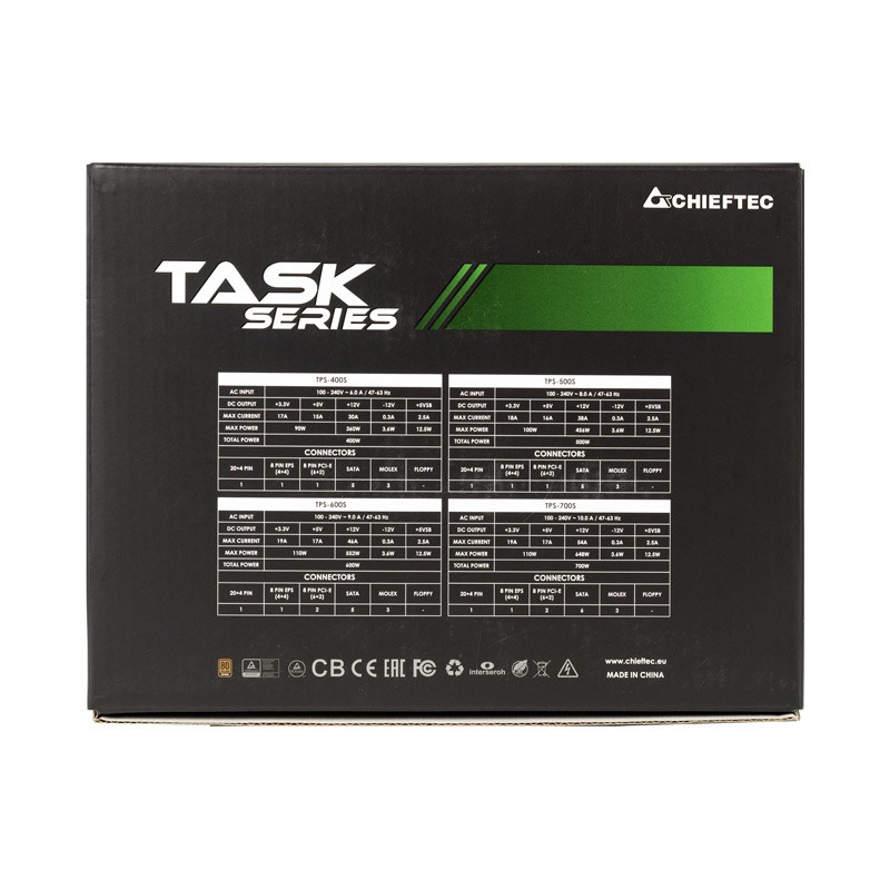 Burim energjie Chieftec Task Series, 700W, 80 Plus Bronze, i zi