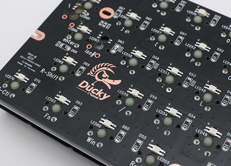 Tastierë lojërash Ducky Mecha Mini, MX-Speed-Silver, e zezë