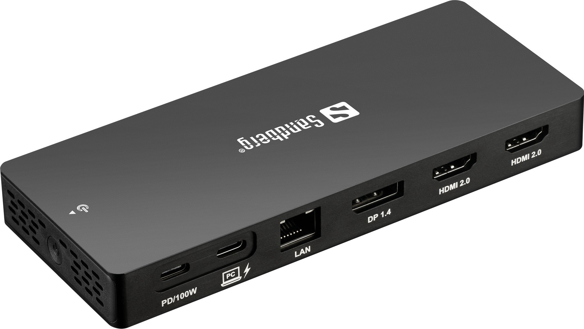 Docking station Sandberg USB C 13in1 Pro, 4K, PD 100W, gri