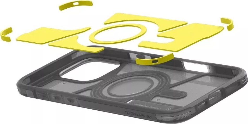 Mbrojtëse telefoni Spigen Tough Armor AI MagFit, kompatibile MagSafe, e zezë