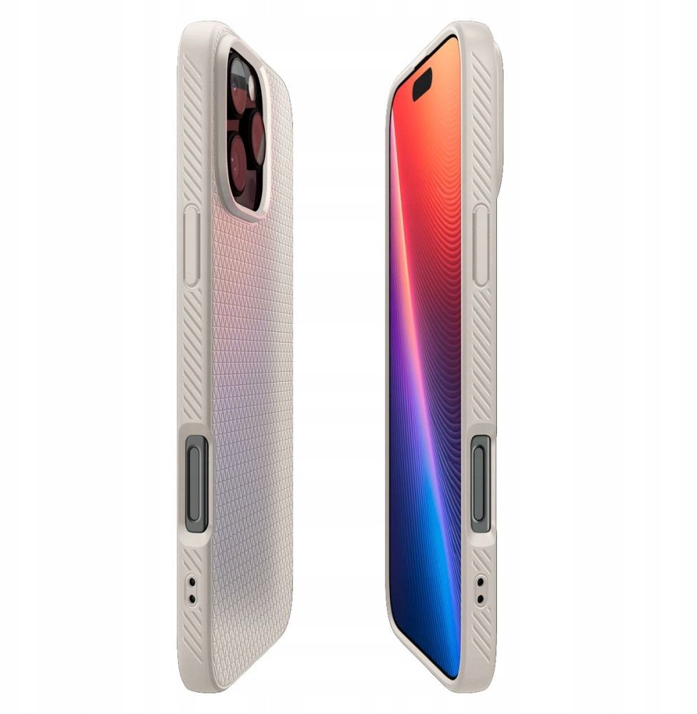 Mbrojtëse telefoni Spigen Liquid Air, për iPhone 17 Pro Max, gri
