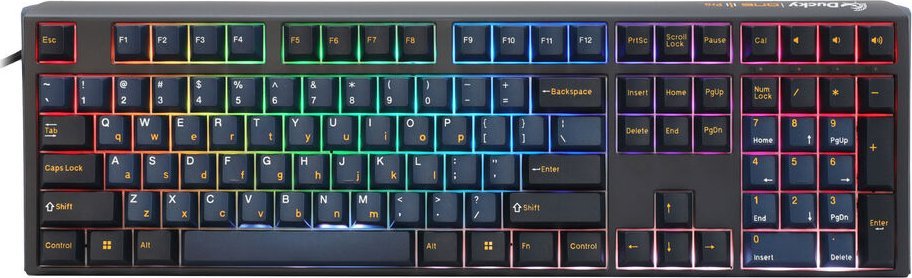 Tastierë gaming Ducky One 3 Pro Nazca Line, mekanike, 8000 Hz, RGB, Cherry MX2A Red