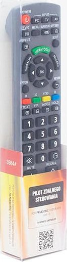 Telekomandë universale Panasonic, për TV dhe VCR, e zezë