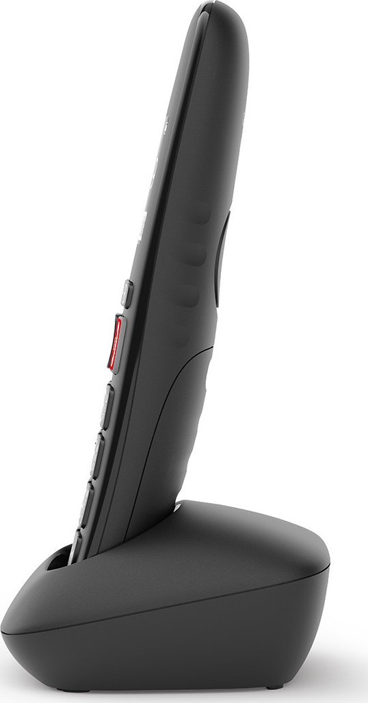 Безжичен телефон Gigaset E290HX, DECT, екран 2\", црн