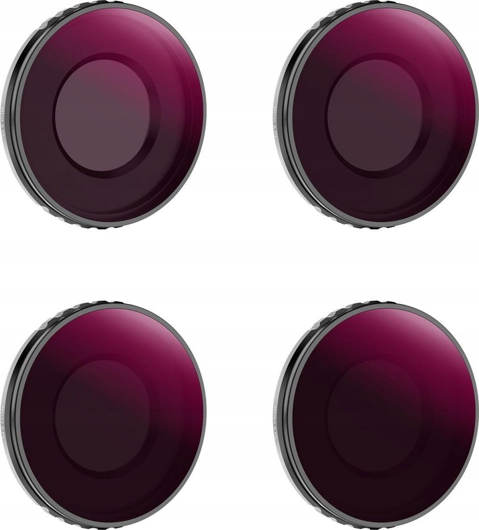 Set filtrash gri polarizues për kamera DJI Osmo Action 4, ND8 ND16 ND32 ND64