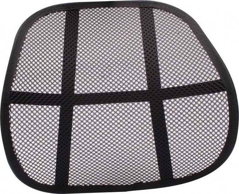 Mbështetëse shpine Q-Connect Back Support, rrjetë mesh, e zezë