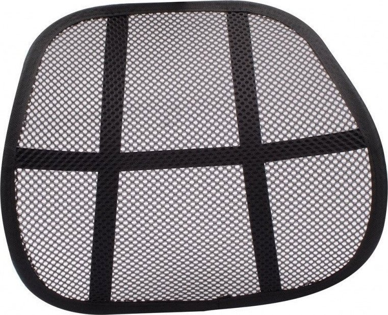 Mbështetëse shpine Q-Connect Back Support, rrjetë mesh, e zezë