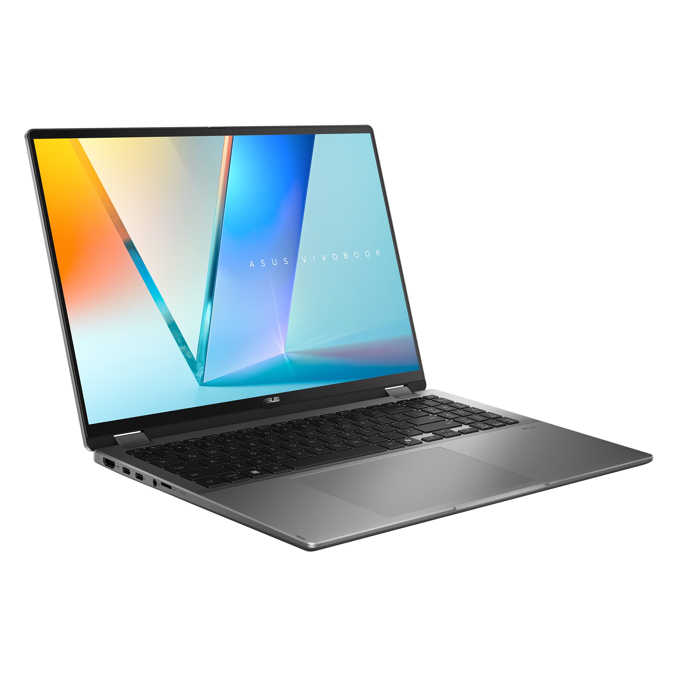 Laptop 2 në 1 ASUS Vivobook Flip 16 OLED TP3607SH, 16", Intel Core Ultra 7, 16GB RAM, 1TB SSD, NVIDIA GeForce RTX 5050, i hirtë