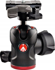 Глава за статив Manfrotto 494 Center Ball Head MH494-BH, капацитет 9 kg, со плочка 200PL PRO, црна