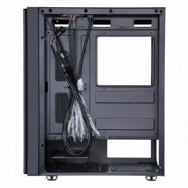 Kuti kompjuteri Zenpc Z5 Mesh, ATX, me ajrosje të mirë, e zezë